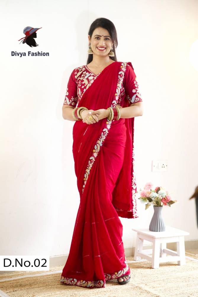 Dn no 2 By DF Sequence Design Party Wear Sarees Wholesale Market In Surat 